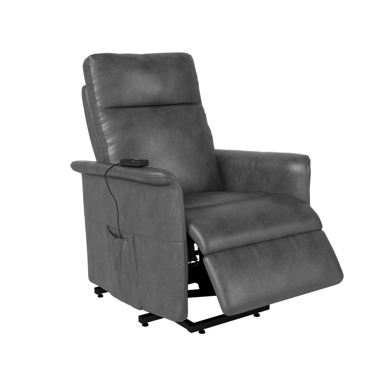 Latitude Run® Vegan Leather Lift Assist Power Recliner Wayfair